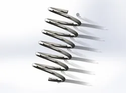 Request: Open coiled helical compression spring