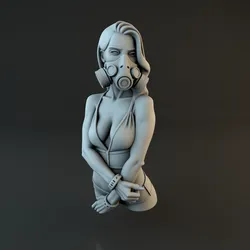 sexy gas mask girl