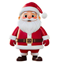 Traditional Santa Claus Figurine