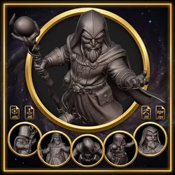 Wizard 3D print model