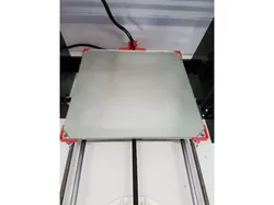 anet a8 esquinas grandes cristal cama con soporte para cable - hotbed glas corner big with cable holder