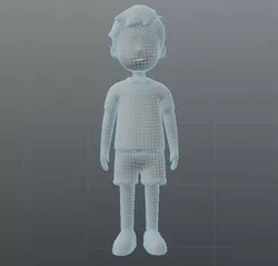 Cartoon Boy Character 3D model