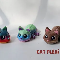 Cat and Fish Toy Flexi