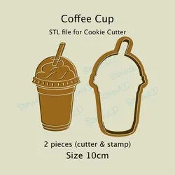 Coffee Cup STL file for Cookie Cutter