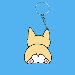 Corgi Butt Keychain