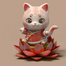 Cute Chinese cat