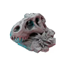Dino Skull VI - Fantasy 3D Print Model 3D print model