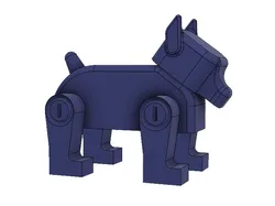 Giant Lego -like dog