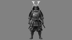 Japanese Samurai Warrior 3D Character Model 3D model