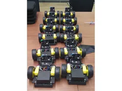Line following robot skirt
