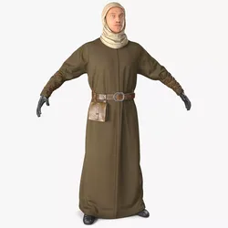 Medieval Merchant Character 3D model