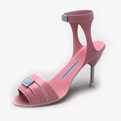 Princess Sandals 3D model