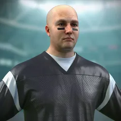Rugby Fan Character 3D model