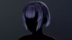 Stylized Female Hair 03 Low-poly 3D model