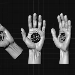 The Hand of Mighty Ra - Stl File - Ancient Egypt