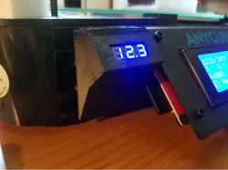 Voltmeter support for anycubic / delta / more or less any printer