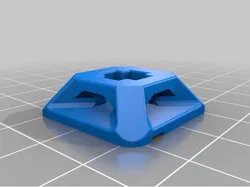 1" zip cable tie with #6 screw hole