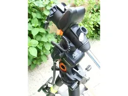 Backlight support for polar finder (Celestron AVX mount)