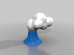 chilling tower , cloud