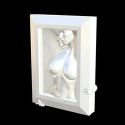 Framed Girl Bust