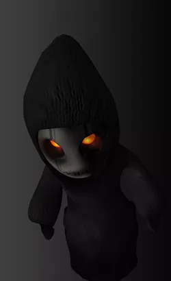 Ghost woman in dress 3D print model