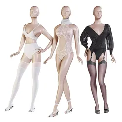 lingerie model Low-poly 3D model