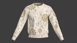 Long Sleeve T-Shirt  Low-poly 3D model