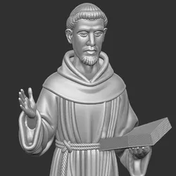Saint Francis of Assisi 3D print model