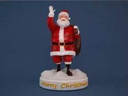 Santa Claus print ready 3D print model