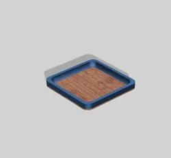 Square desk organizer