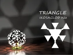 TRIANGLE: Ikosaglod Lamp Tile