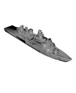 1/1250 Scale Babcock Arrowhead 140 Frigate.stl