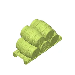 5 Barrels on a Pallet