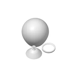 Ballon piggy bank, self-balancing