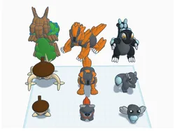 Braxtian Starters (Fake'mon)