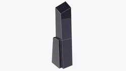 Buildings City 2 Low-poly 3D model