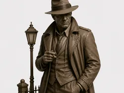 Busto detetive classico