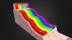 crossing fountain animal animation background