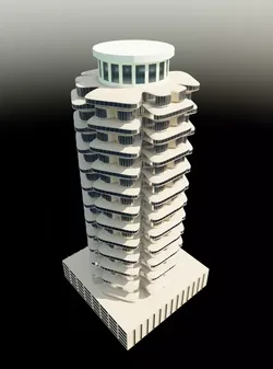 Designer Apartment Housing 3D model