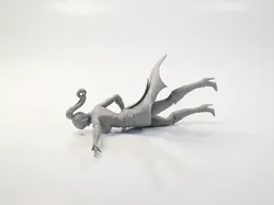 Fighter Statue Sculpture 3D Printable