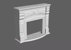 fireplace portal 3d model 3D model