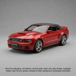 Free Vehicles & Machinery STL Download - mustang 2010by Arturo Banda