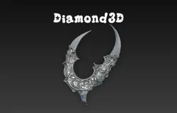 Gratis Test Models STL indir - knife teste - Diamond3D
