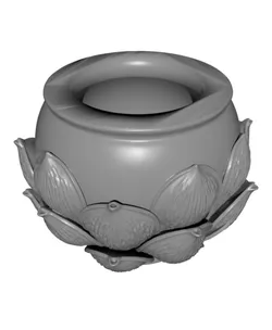 Guardian Tiger Lotus Jar