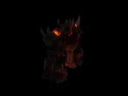 Low Poly Stylized Infernal Gateway of the Fire Lord Low-poly 3D model