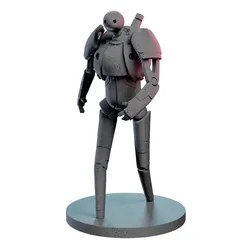 Mac, Robot Soldier - Sci-Fi Mercenary STL