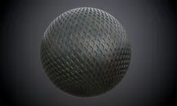 Metal Army Plate Diamond Seamless PBR Texture Texture
