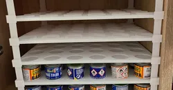 Paint can organizer for Revell cans - organizér/paletky pro skladování modelářských barev - Revell plechovek