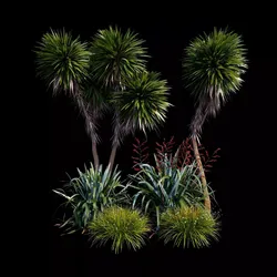 Plant set 01 3D model