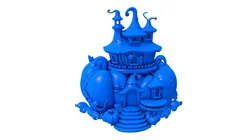 pumpkin home -  pumpkin -  home -  Whimsical Pumpkin 3D print model